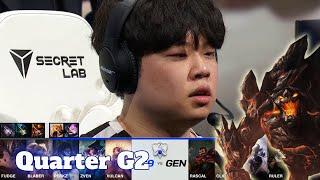 GEN vs C9 - Game 2 | Quarter Finals S11 LoL Worlds 2021 | Gen.G vs Cloud 9 - G2 full game