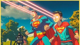 Суперсыновья должны спасти мир, став СУПЕРГЕРОЯМИ! - Бэтмен и Супермен