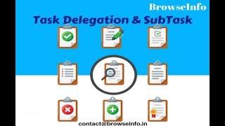 Task Delegation and Subtasks | Odoo Apps Features