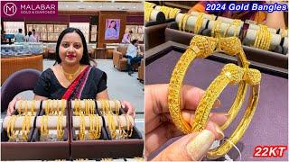 2024 Kolkata design Gold bangle collections from Malabar | Bangles | Gold Bangles