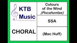 Colours of the Wind (Pocahontas) SSA Choir [Full Performance]