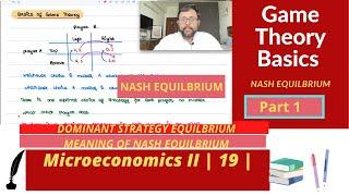 [Game Theory Introduction] | Dominant Strategy Equilibrium | Meaning of Nash Equilibrium | 19 |