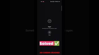  Solved Jio Cinema Oops Something Went Wrong | Jio Cinema Black Screen 