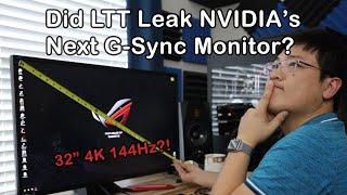 Did Nvidia Just Leak a 32 Inch 4K 144Hz G-Sync Ultimate Monitor?! 2019 Release?