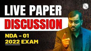 NDA - 01, 2022 Exam Analysis  |  Live Paper Discussion