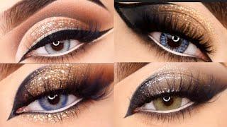 How to do glitter eyemakeup| glitter eyemakeup tutorial | Eyeshadow for beginners | soft eyemakeup