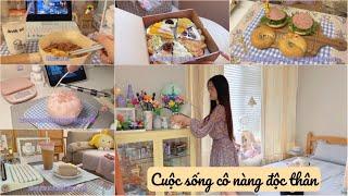 Cuộc sống thường ngày của cô nàng độc thân A Tử #01 Nấu ăn, dọn dẹp, làm đồ handmade... | DAILY VLOG