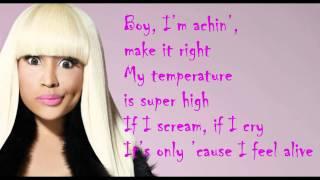 David Guetta - Turn Me On ft Nicki Minaj [Lyrics Video]