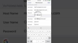 Email Setup on iPhone and iPad (POP3 or IMAP)