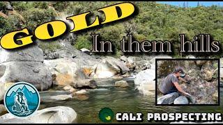 California gold prospecting new areas