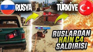 PUBG RUSLAR C4 YÜKLÜ ARABAYLA TÜRKLERİN BİNASINI HAVAYA UÇURDULAR - TÜRKLERVS RUSLAR PUBG MAÇI 3