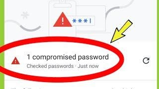 What is Compromised Password In Google Chrome