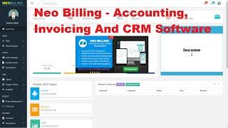 Neo Billing - Accounting, Invoicing & CRM Software  #billingsoftware #crm #accounting #invoicing