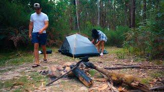 BUSH Camping w/ my future WIFE in Australia | Relaxing, Meditation & Campfire Cooking Adventure