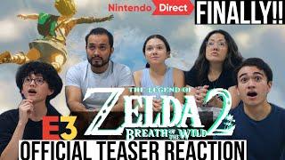 Breath of the Wild 2 - E3 2021 TRAILER REACTION!! | MaJeliv Reactions | Zelda falls to her Doom?!'