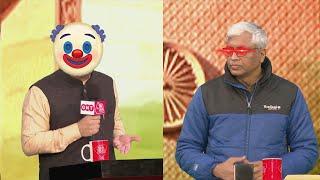 Ashutosh grilled Sudhanshu trivedi on RSS  |  The Mulk