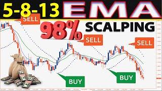  5-8-13 EMA "SCALPING" (FULL TUTORIAL for Beginners) - One of The Best Absolute Methods for Trading