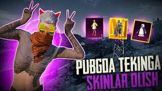 PUBG MOBILE TEKINGA KIYIM OLISH // TEKINGA KIYIM OLISH