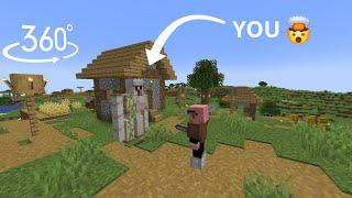 POV you are the iron golem and a stupid player wants to kill you  #minecraft #360 #360video