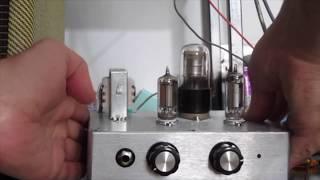 Battery Valve Guitar Amplifier