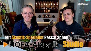 VIP-Guitar Studio: Eine Präsentation mit Akustik-Spezialist Pascal Schopp von Hofa-Akustik