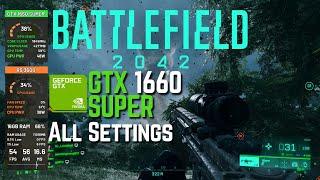 Battlefield 2042 on GTX 1660 Super All Settings