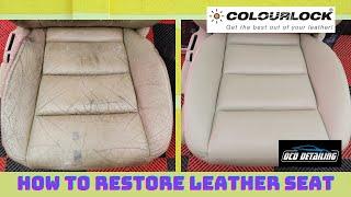 How to repair car leather seat with Colourlock products