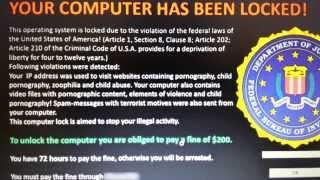 Remove "Department of Justice- FBI" Ransomware Virus Scam- NO BS!