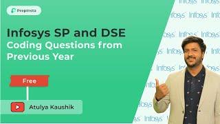 Infosys SP and DSE Coding Questions from Previous Year 2023