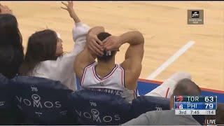 That One Time Ben Simmons Received a Tech for Sitting in a Chair