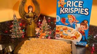 ASMR MAKING RICE KRISPIES TREATS (whispering voiceover)