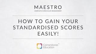 How to gain your standardised scores easily!