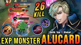 26 Kills!! New Alucard Exp Lane Build (INSANE LIFESTEAL) - Build Top 1 Global Alucard ~ MLBB