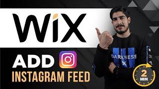 How To Add Instagram Feed In Wix Website 2024 | Wix Instagram Feed | Wix Add Instagram Feed