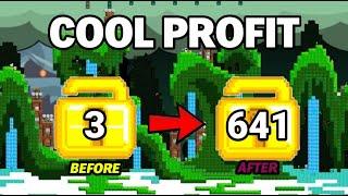 COOL PROFIT method in Growtopia! How to GET RICH fast in 2024  | Growtopia Profit 2024 | Growtopoa