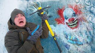 Эти опасные и жуткие находки мы нашли во льдах, где затонул клоун убийца!