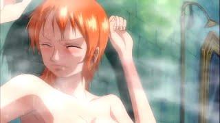 One Piece Nami Bath scene at Thriller park  Ep 341 HD