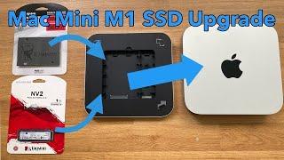 How To Add 2TB of Storage to a Tiny Mac Mini M1: NVMe and SSD Hub!