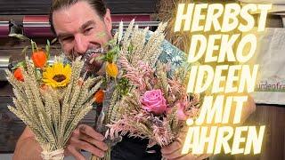 Herbstdeko selber machen: 3 Kreative Ideen mit Ähren für Tür & Tisch | DIY Inspiration