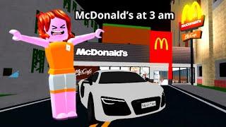 Roblox drive to mcdonalds at 3am…