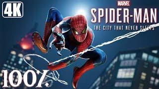 Marvel's Spider-Man The City That Never Sleeps DLC - Full Game 100% Longplay Walkthrough - 4K 60FPS