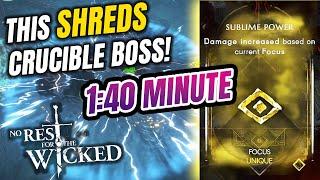 This Unique Echo SHREDS Echo Knight Crucible Boss!  | No Rest for the Wicked