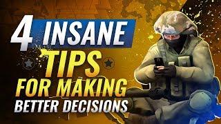 4 INSANE TIPS for making better decisions in CSGO