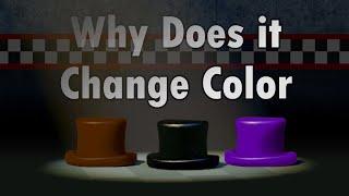 Why Does Golden Freddy's Hat Change Color? - FNAF Theory