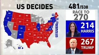 US Election Results Counting LIVE News: Trump On Brink Of Landslide Victory, Harris Cancels Speech