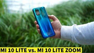 Xiaomi Mi 10 Lite vs. Mi 10 Lite Zoom - Einmal Periskop-Kamera bitte! Vergleich (Deutsch)