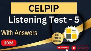 Celpip Listening Mock Test - 5 | Celpip Listening Test Practice With Answers - 2025