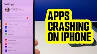 How To Fix It If Apps Keeps Crashing On iPhone