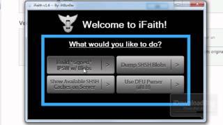 How to Use iFaith to Save iOS 5 SHSH Blobs and Downgrade iOS 5 Devices