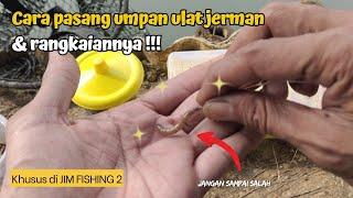 Gurame Fishing‼️set & how to install German worm bait